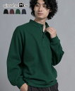 夏祭 【Heritage Henley Pullover】プルオーバー メンズ 長袖 ヘンリーネック カットソー トップス 秋 冬 春 韓国 ライク レディース おしゃれ ゆったり オーバーサイズ 無地 綿ブレンド【ユニセックス対応】
