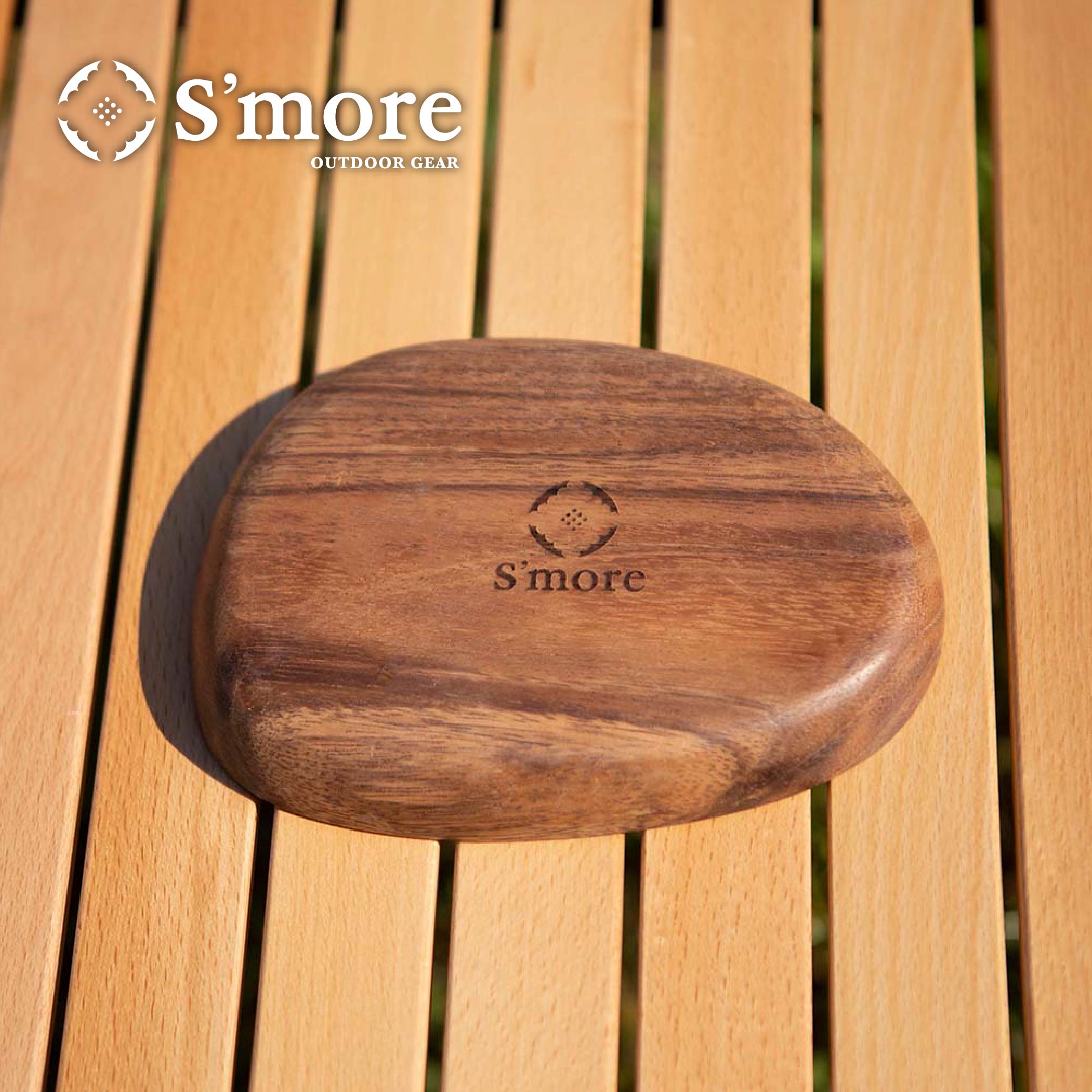 20%OFF＆5倍POINT 【S'more / Woodi plate S 】木製 食器 プレート ソウシジュ キャンプ アウトドア 皿 お皿 プレート キャンプ食器 ディッシュプレート 木製 【16×13cm Sサイズ】