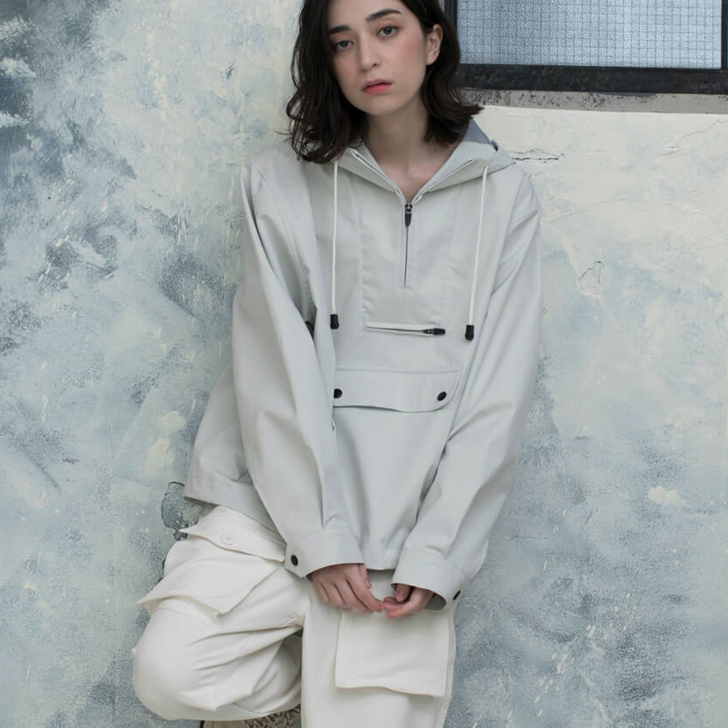 【 S'more / HALF ZIP ANORAK JACKET 】 アノラックジャケット スモア アノラックパーカー レディース メンズ ユニセックス アウトドア ウェア 【程よくゆったりな動きやすいアノラック】のサムネイル