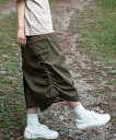 夏祭 20%OFF&5倍POINT【 S'more / Mesh layered double sided skirt 】 スカートスモア レディース ギャザー...