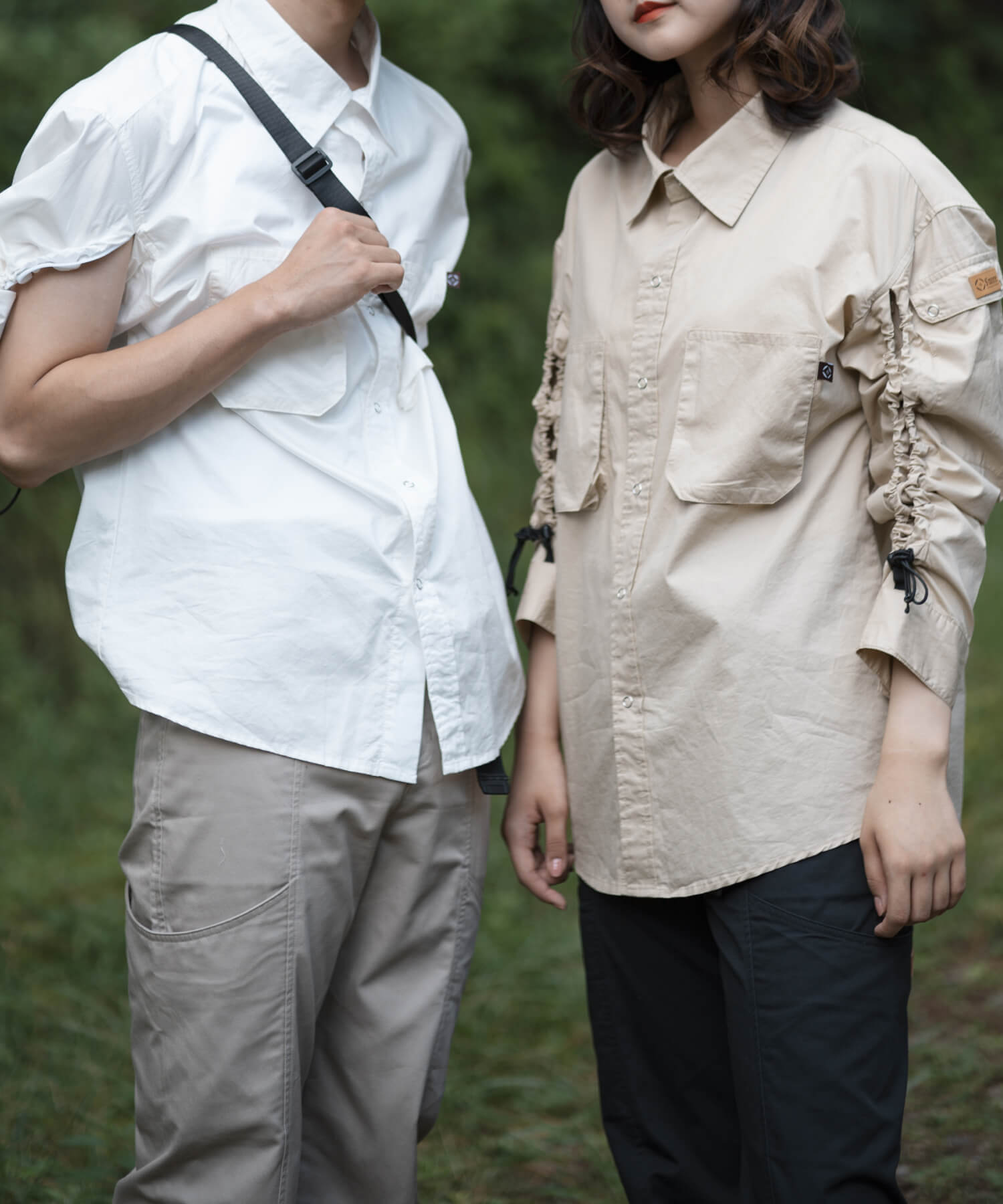 【 S'more / dungaree shirt 】 ダンガリーシャツ シャツ スモア 綿100% コットン レディース メンズ ユニセックス 長袖 アウトド...