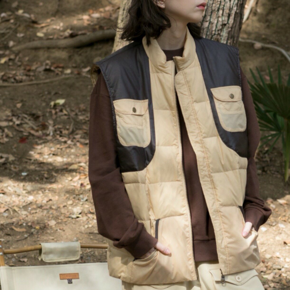 Rakuten - 【S'more】 QUILTING DOWN VEST キルティングダウンベスト メンズ レディース 防寒 軽量 中綿 ベスト 秋冬 スモア キャンプ アウトドア【smoreCR】