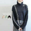 マラソンセール 【手縫いステッチショートニット】 ニットトップス ニット レディース 秋冬 ショートニット ステッチ 韓国 ライク セーター ハイネック ショー...