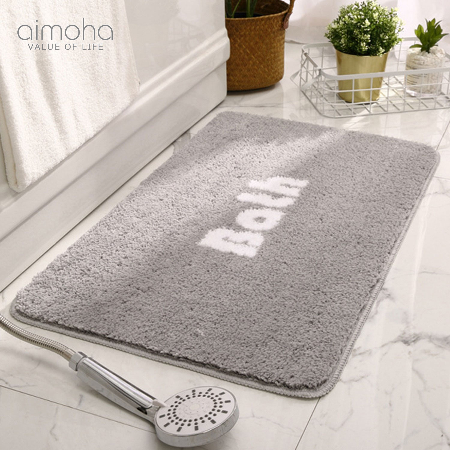 バスマット 可愛い 玄関マット 40.5×60.5cm エントランスマット 吸収マット 滑り止めマット 足ふきマッ..