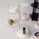 GWセール ジュエリートレイ 回転 4段 メイク パフ収納 ジュエリーケース メイク アクセサリーケース アクセサリートレー アクセサリー収納 可愛い おしゃれ...