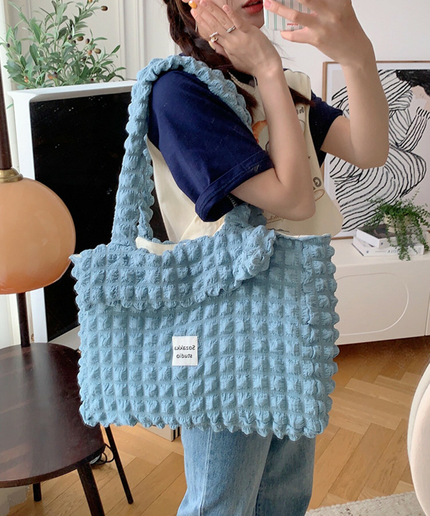 【200円クーポン】 ROOTOTE ルートート エコバッグ 折りたたみ コンビニ向け ルーショッパー MID-Lifty Ink ＜ルートート 母の日 プレゼント かわいい おしゃれ お返し エコバッグ エコロジーバッグ お買い物袋 折りたたみ＞