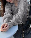 10%OFF&5倍PT&【2025NEW】 【Jasmine】ミニ丈 パフスリーブ カーディガン おしゃれ 上品 大人可愛い 体型カバー 着痩せ効果 春秋コーデ レディース 長袖