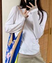 5倍ポイント 30%OFFクーポン 【2025NEW】 【Aimoha】ロングスリーブベーシックTシャツ レディース シンプルデザイン 柔らかい素材 快適な着心地 ベーシックカラー 日常 おしゃれ