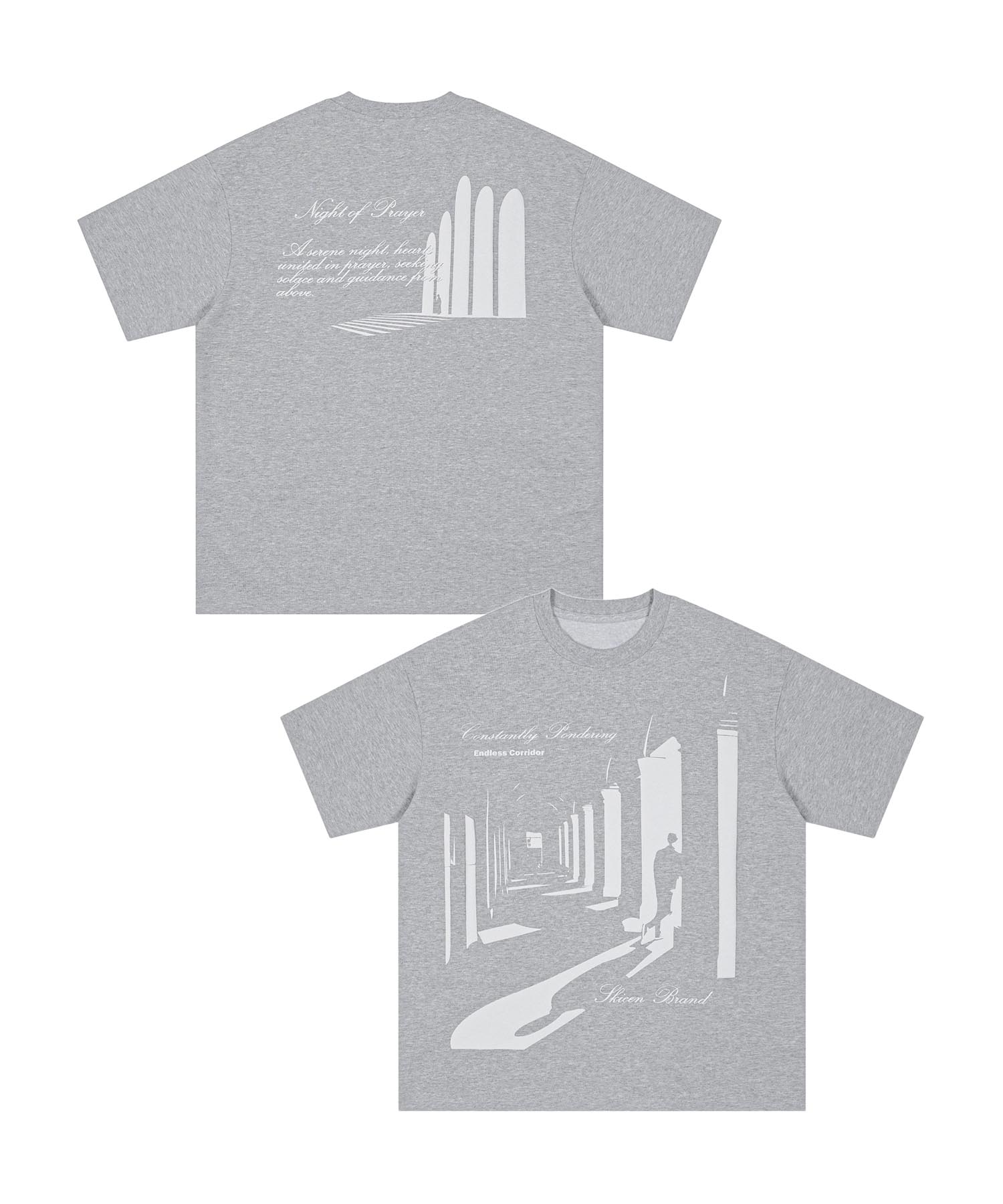 Rakuten - 【2025SU】【aimoha men】グラフィックプリントTシャツ メンズ 半袖 抽象アート プリントデザイン カジュアル トレンド感 おしゃれ