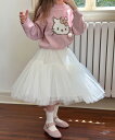 5倍POINT 25%OFF&【2025NEW】 【aimoha-KIDS-】チュールスカート レディース スカート かわいい キッズ 子供 おしゃれ ふわふわ