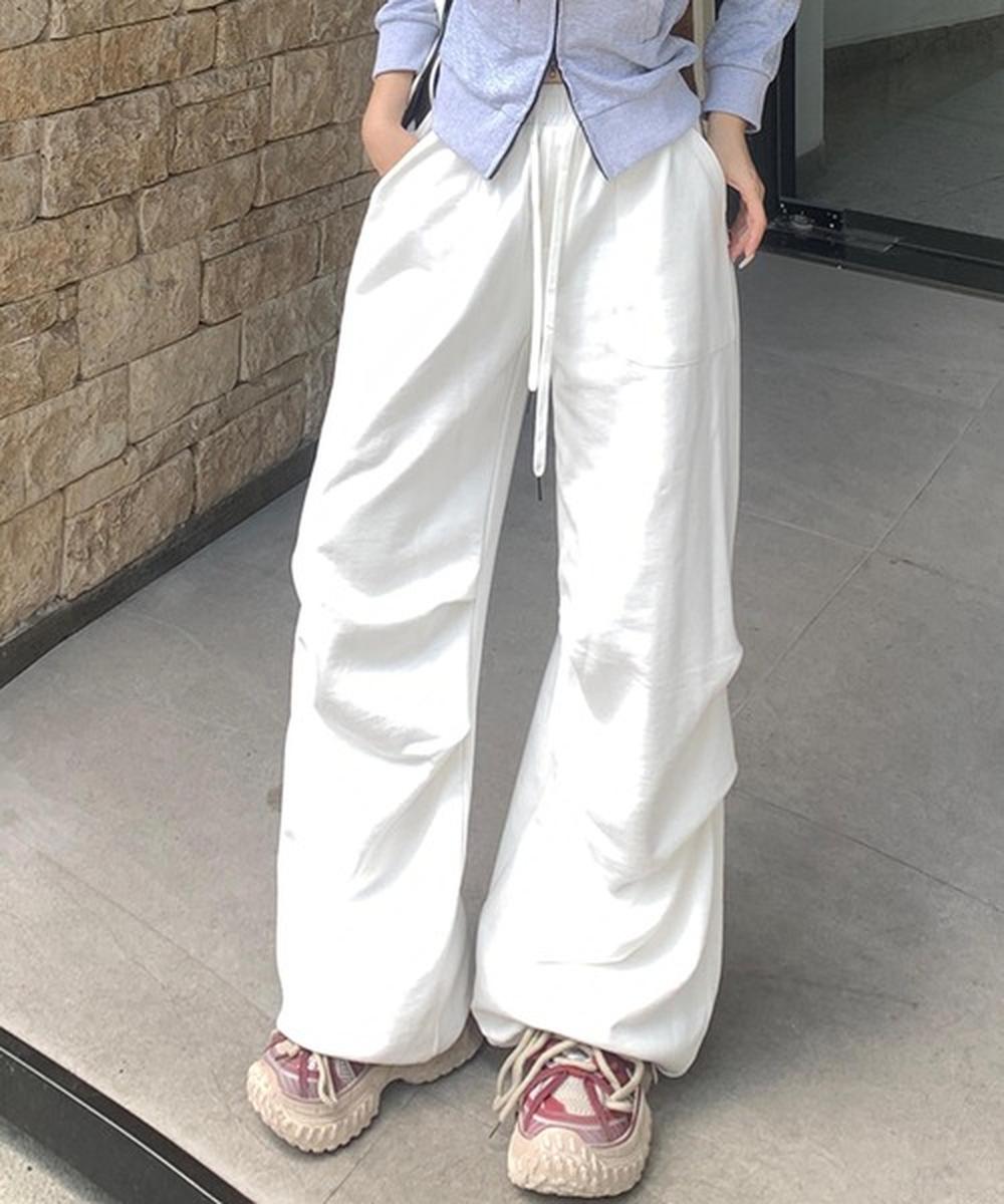 Rakuten - 【2025NEW】 【aimoha】リラックスフィット　ワイドパンツ レディース ワイド デニム パンツ ワイドパンツ ハイウエスト 綿 春 夏 秋 冬 ゆったり オールシーズン対応 レディース　リラックスフィット　大人カジュアル　軽やかで動きやすい