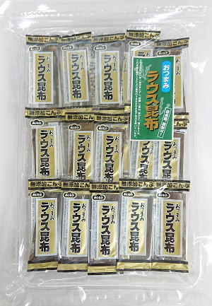 おつまみラウス昆布(ピロ包装40個入)1袋昆布 羅臼 ラウス ダイエット おつまみ おやつ 行楽 ドライブ まとめ買い 個包装 お土産 昆布酒 北海道 健康 土産 うま味 富山 黒部 四十物昆布