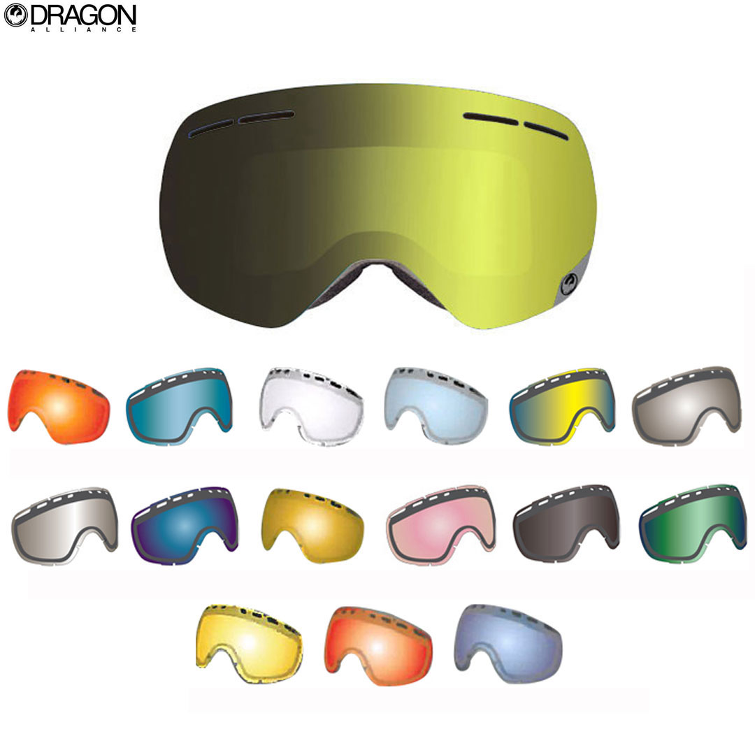 DRAGON SNOW GOGGLE 交換レンズ [ X2 #23000 ] ドラゴン ゴーグル 安心の正規輸入品