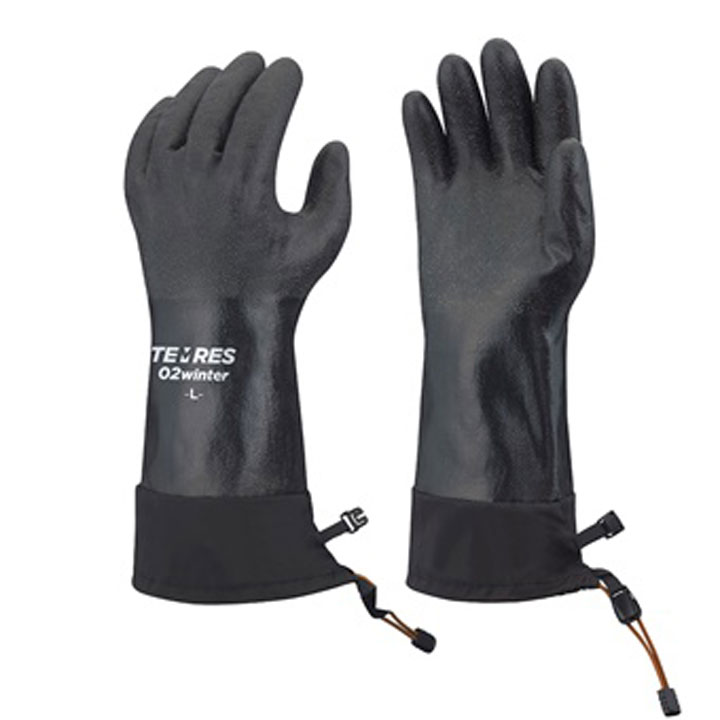 TEMRES 02winter GLOVES SHOWA 裏ボア付@4200 ショーワ テムレス グローブ ブラック Black【ネコポス送料無料】