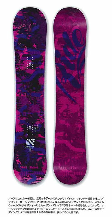 RIDE SNOWBOARDS [ レディース スノーボード 3点セット ]【正規代理店商品】【送料無料】