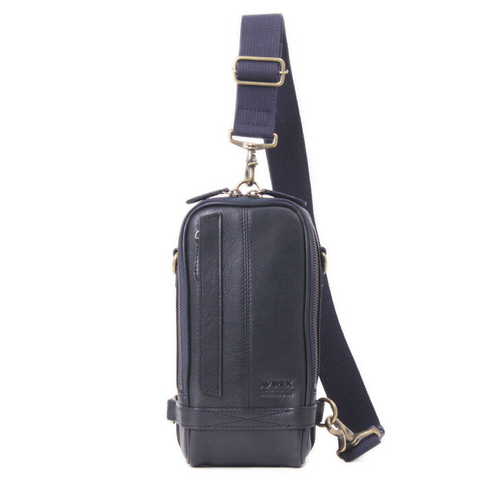 AVIREX [ AVX5610 LEATHER 2WAY SHOULDER BAG @15000] アビレックス レザー ツーウエイ ショルダー ボディバッグ