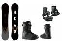 HEAD SNOWBOARDS メンズ スノーボード 3点セット ABILITY FLOCKA ＠136000 【正規代理店商品】【送料無料】