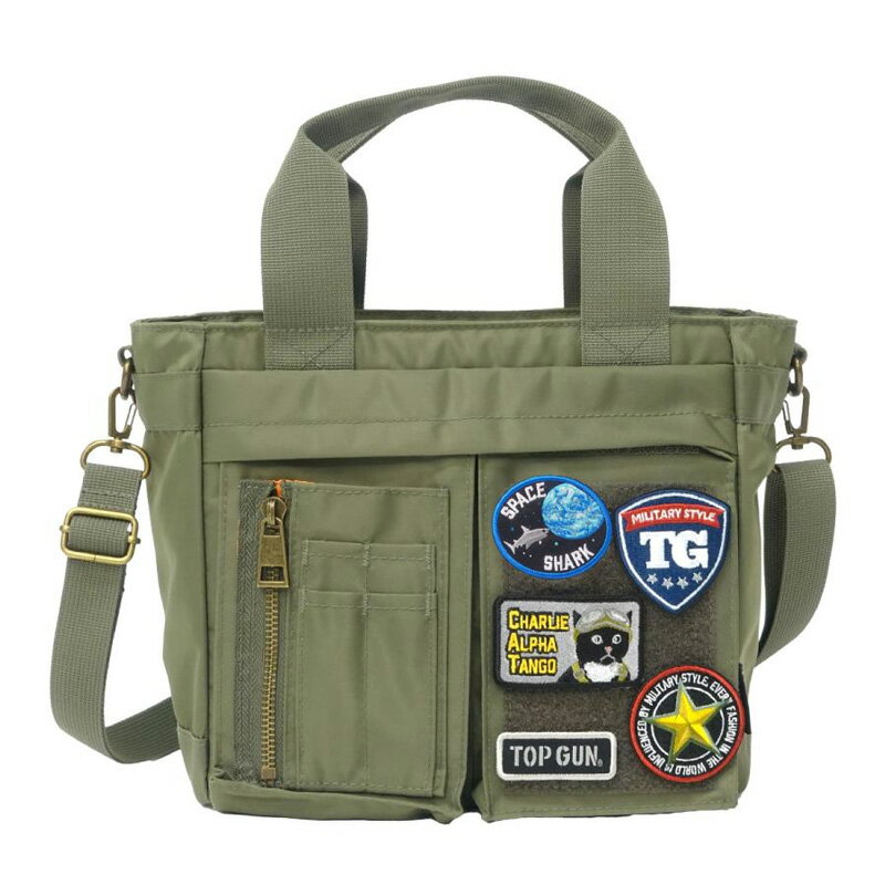 Rakuten - TOP GUN [ 20369011 TOTE SHOULDER BAG @6800] トップガン トート ショルダーバッグ ワッペン付