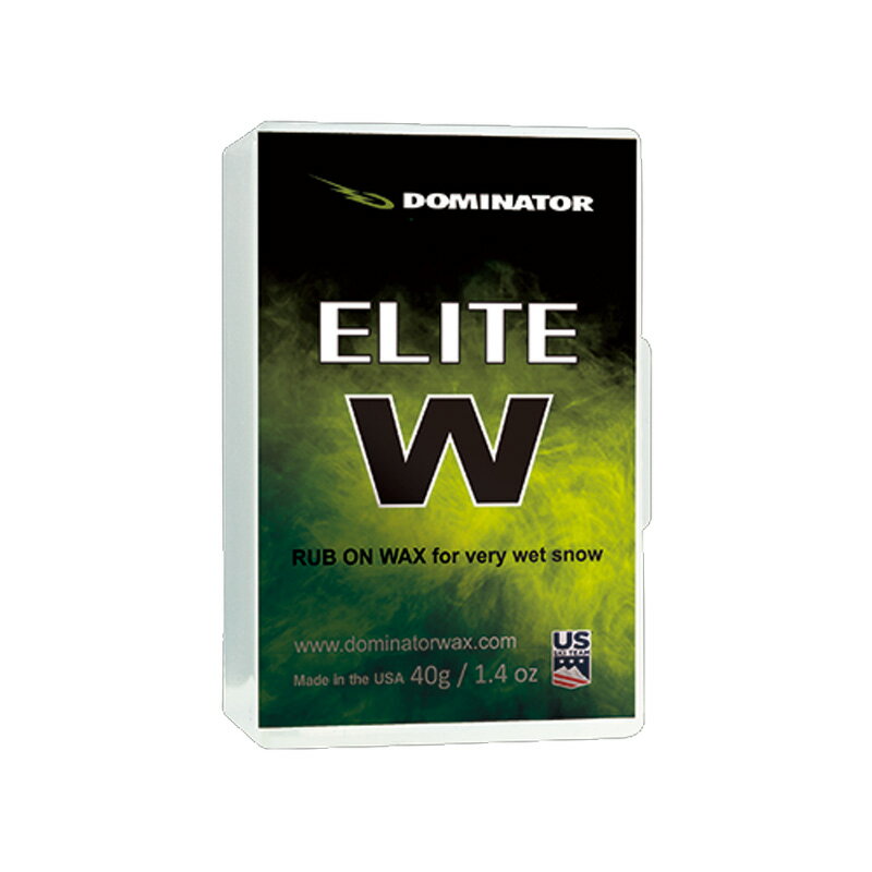 ドミネーター [ Dominator ELITE W 湿雪用生塗り滑走ワックス 40g @9000]【正規代理店商品】