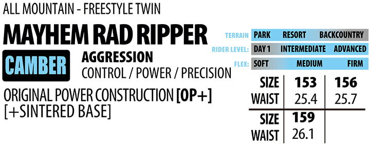 LIBTECH SNOWBOARDS [ MAYHEM RAD RIPPER @110000] リブテック スノーボード 【正規代理店商品】【送料無料】 2