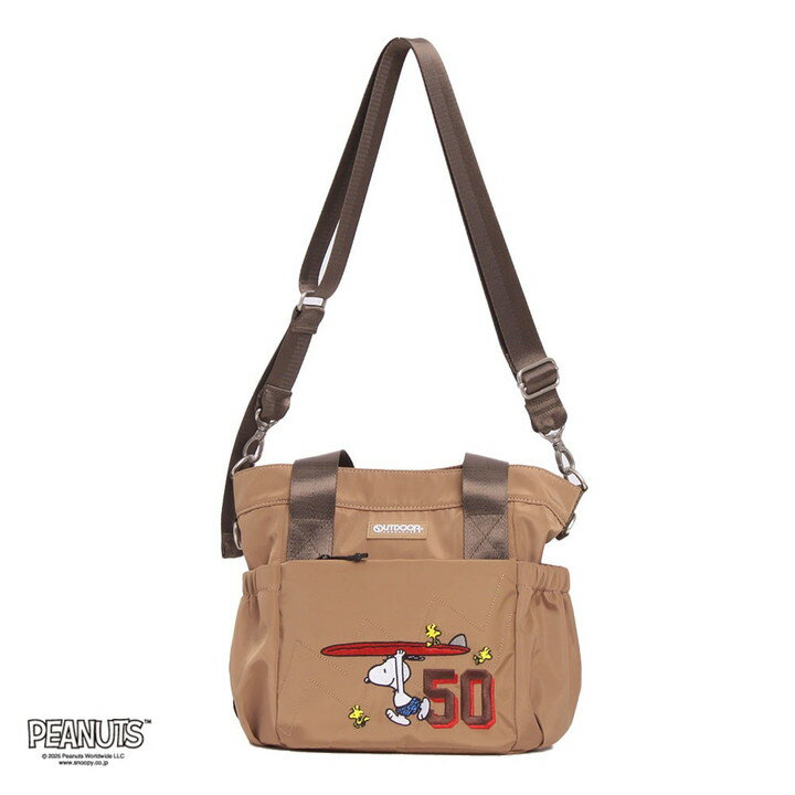 OUTDOOR PRODUCTS PEANUTS スヌーピー 2WAY トート バッグ Mサイズ ODB026 @6900 TOTE BAG アウトドア プロダクツ 通勤 通学 旅行
