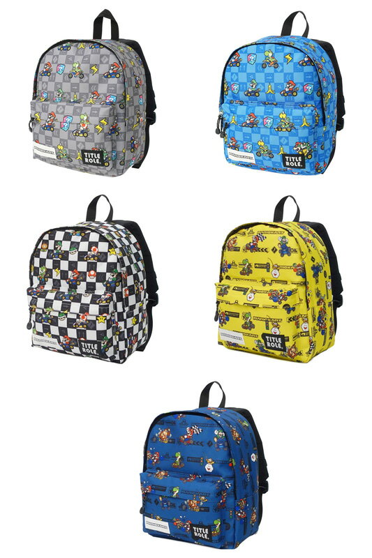 Rakuten - TITLE ROLE [ 20759045 マリオ カート ジュニア KIDS デイパック 13L 20759045 @4500] MARIO KART 3 KIDS DAYPACK リュック