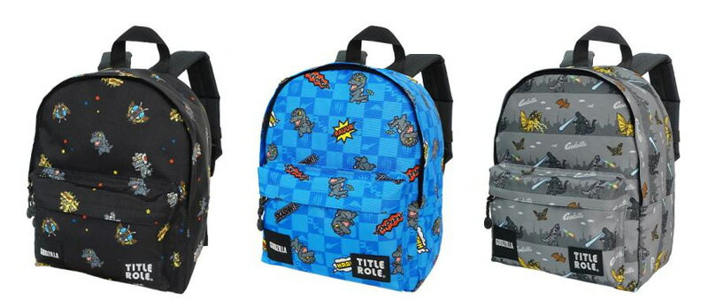 Rakuten - TITLE ROLE [ ゴジラ KIDS バーサス デイパック 13L 20769065 @3900] GOOZILLA KIDS DAYPACK リュック