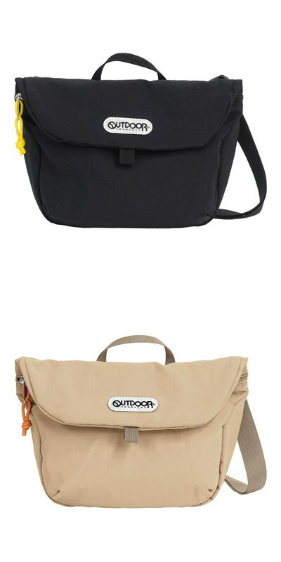 Rakuten - OUTDOOR [ エアタッチ ナイロン フラップ 横型 ショルダー バッグ @4900] アウトドアプロダクツ Flap Shoulder Bag 通勤 レジャー