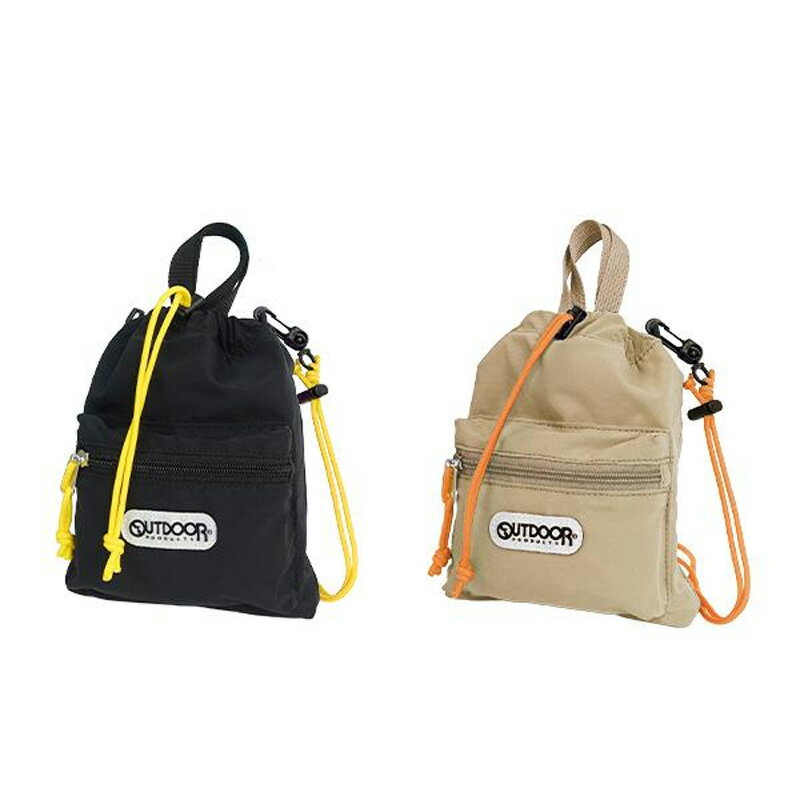 Rakuten - OUTDOOR [ エアタッチ ナイロン ドローストリング ポーチ 巾着 22469178 @3900] アウトドア プロダクツ Pouch ショルダー Shoulder