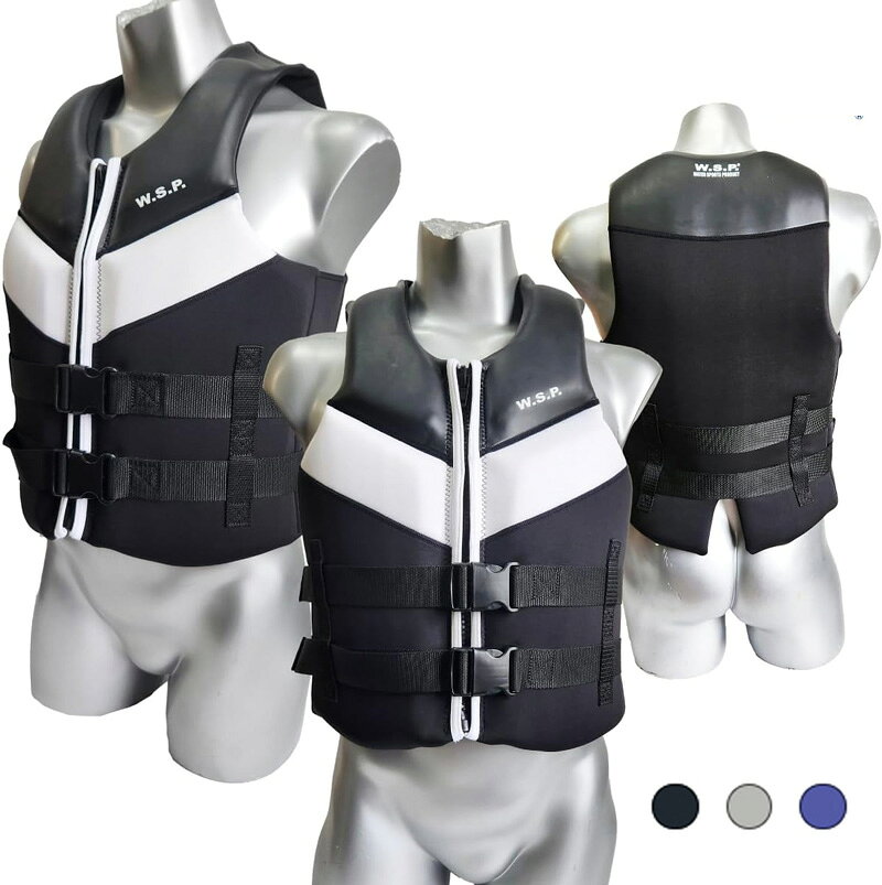 W.S.P [ウォータースポーツ用 FLEXY VEST 2 @12000]　BAYLEAF W.S.P. マリンベスト ネオプレン ライジャケ ライフ ジャケット