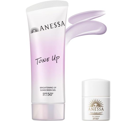 アネッサ(ANESSA) 体感キット【医薬部外品】 ブライトニングUV ジェル NA 90g SPF50+・PA++++ +デイセラム小型付き | 日焼け止め ・ UV | ジェルタイプ | ホワイトフローラルの香り | 紫外線カット(…