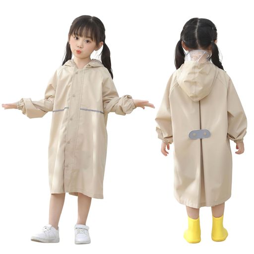 【商品内容】セット内容:レインコート*1&amp;同じ柄の袋*1。M、L、XL、2XL、3XL5サイズを用意しており、子供に合うサイズをお選びください。色と柄が可愛くて子どもの好みに合わせて、雨の日でも楽しんであげたいものです。 【可愛いレインコート】レインコートには図案は色鮮やかで、生レインコートの色も色とりどりで、小さい太陽のような明るい黄色、深い海のような清新な青、満開の花のような美しいピンク、さまざまな色はそれぞれの好みを満たします。 【細部にこだわりデザイン】帽子のつば、ドアの襟、ポケットの位置の反射板、ランドセルの位置の反射板をプラスして、夜はより良い安全です。襟元や袖口のゴムデザインとドア襟用ボタンと二重防水デザインにも気を使い、雨の侵入を防いでくれます。 【上品な素材】ふわふわと雲のような軽い素材を採用されており、子どもたちの小さな体に負担をかけず着用快適です。通気性が良くて防水性にも優れており、小雨がぱらぱら降っても、子どもたちが着てもサラサラしていられます。