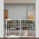 エルフベビー(FairyBaby)ベビーゲートペットドア付き猫ドア付きペットゲート犬猫ゲート猫用ゲート階段上犬すり抜け防止突っ張り式高さ78cm扉開閉式穴開け不要赤ちゃんゲートビデオ付き二…