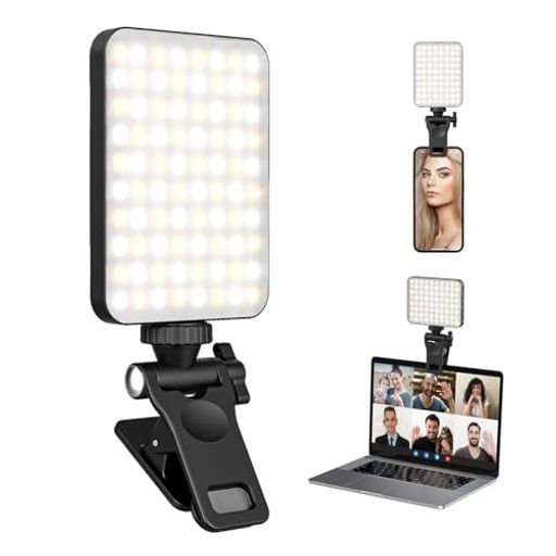 XINBAOHONGスマホライトクリップ式自撮りライト撮影照明用ライト80灯色温度3000K-6500K調光可能3ライトモードLEDビデオライト撮影用女優ライト180°調整可能高輝度照明クリップ式小型撮影ライト XINBAOHONGスマホライトクリップ式自撮りライト撮影照明用ライト80灯色温度3000K-6500K調光可能3ライトモードLEDビデオライト撮影用女優ライト180°調整可能高輝度照明クリップ式小型撮影ライト