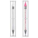 LIKENNYラインストーンピッキングペンネイルドットペン2本セットダイヤモンドペインティングペンネイルデコレーションペン両端での使用点描ツールネイルデコペンD...