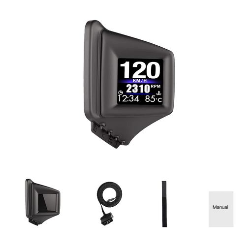 1. 適合車種 OBD2・USB2 種ケーブル付。OBD2 は米国 2004 年、他地域 2008 年以降車対応。購入前に OBD 規格をご確認ください。GPS は全車種 OK、2 システム自由切替。 2. 取付簡単・全車汎用 USB ポート搭載車両全て対応。乗用車、EV、トラック、バイク、ディーゼル車、ボート等に使用可。USB 挿すだけプラグアンドプレイ、設定不要。 3. 多機能 HUD ディスプレイ 速度、回転数、燃費、電圧、方角を表示。速度超過時自動点滅アラーム搭載。複数機能で安全なドライブをサポートします。 4. リアルタイム GPS 速度表示 10Hz 高リフレッシュレートで速度遅延なし。マイル・コンパス同時表示。メーターを見下ろす頻度を減らし走行安全性向上。 5. 自動輝度調整機能 内蔵光センサーが周囲の明るさに合わせ画面輝度自動調整。昼夜問わず数値が鮮明。雰囲気ライト付きでドライブ安心。