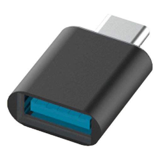 カシムラ USB変換アダプタ USB-A右向き矢印Type-C ブラック NAJ-652