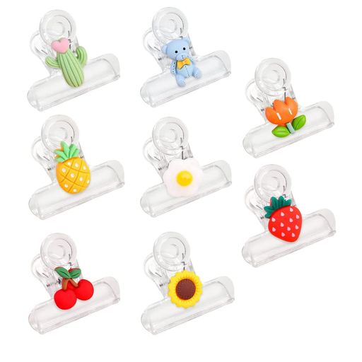 YFFSFDCクリップ目玉クリップ透明なクリップ固定クリップ固定バックルかわいいプラ製プラスチック透明..