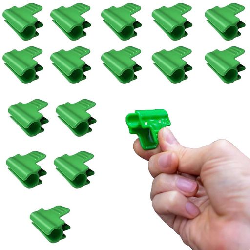 園芸クリップ15個入りガーデンフープクリップパイプクリップ温室の固定ガーデニング支柱園芸クリップ支柱固定金具植え付け補助園芸補助植栽用品