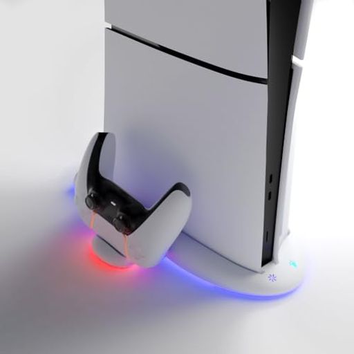 BlitzowlPS5Slim用スタンドコントローラー充電器冷却ファン付きRGBライト搭載縦置き横置き対応ディスク/デジタル版兼用PS5周辺機器2in1充電ドック BlitzowlPS5Slim用スタンドコントローラー充電器冷却ファン付きRGBライト搭載縦置き横置き対応ディスク/デジタル版兼用PS5周辺機器2in1充電ドック