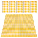 DanYunレジャーシート使い捨て5枚セット180x180cm大判ピクニックシートチェック柄コンパクト3~5人用レジャーマットテーブルクロス防水ピクニックマット...