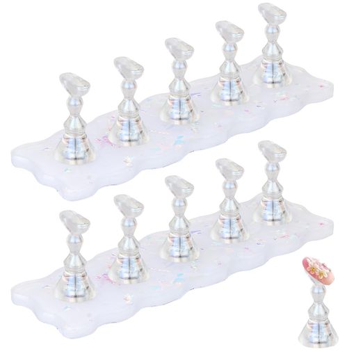 「材質」このネイルチップスタンドはアクリルと合金製で、透明感のあるオーロラカラーで、色落ちしにくい、耐久性があり、長く使うことができます。 「おしゃれなデザイン」このアクリルマニキュア工具の形は波型で、カラーはオーロラでおしゃれでかわいい。...