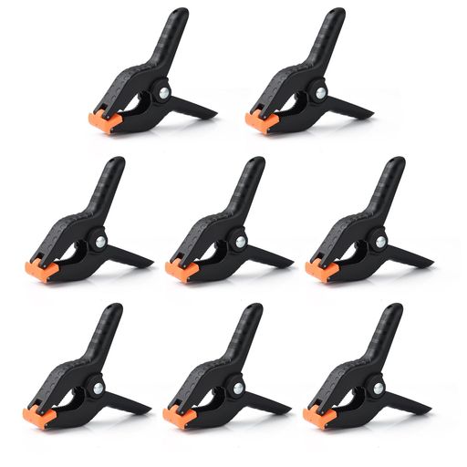 UTEBITクリップ強力万能クランプ4個セット背景紙クリップ撮影4inch撮影機材背景布写真撮影スタンドに適..