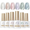 BORNPRETTYジェルネイルマグネットネイルカラージェルキャッツアイジェル6色セットギャラクシーカラージェル猫目キャツアイUV・LED対応
