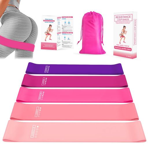 5本セットトレーニングチューブエクササイズバンド筋トレチューブゴムチューブストレッチゴム自宅ヨガゴムバンド筋トレフィットネスストレッチ男女兼用(style1)