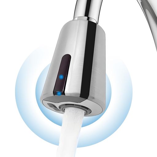 YIKTUNG自動センサー蛇口後付き自動センサー水栓自動水栓取り付け簡単洗面水栓洗面蛇口操作簡単水栓ア..