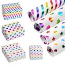 4枚入り包装紙カラフル包装紙ラッパーギフト用母の日紙DIY紙素材誕生日包み紙誕生日お祝いバレンタインデークリスマス結婚式子供プレゼントギフトDIY手作りオシャレ...