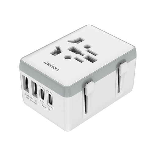 Ѵץ饰бTESSANιԥ󥻥Ѵ2USB-A2USB-Cݡդ1AC󥻥AOBFCץޥѴ...