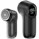 【2025新登場】Wkvupyけだまとり電動毛玉取り電動毛玉クリーナー毛玉取り器液晶ディスプレイ付き3段階のスピード調整強力6枚刃Type-C充電式軽量様々な衣類に対応靴下旅行家庭用