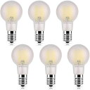 WONNINEKLEDフィラメント電球E17口金60W形相当LED電球小形電球昼白色4000K817LM広配光タイプウンライト天井器具密閉器具対応調光器非対応断熱材施工器具対応風呂場玄関廊下6個パック(3)